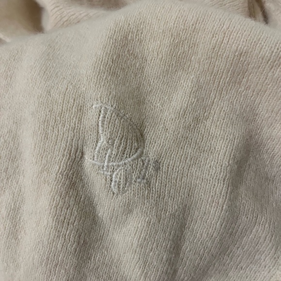 Dior cashmere blend ruffle knit scarf - Picture 4 of 10